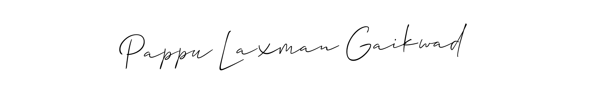 How to make Pappu Laxman Gaikwad name signature. Use Allison_Script style for creating short signs online. This is the latest handwritten sign. Pappu Laxman Gaikwad signature style 2 images and pictures png