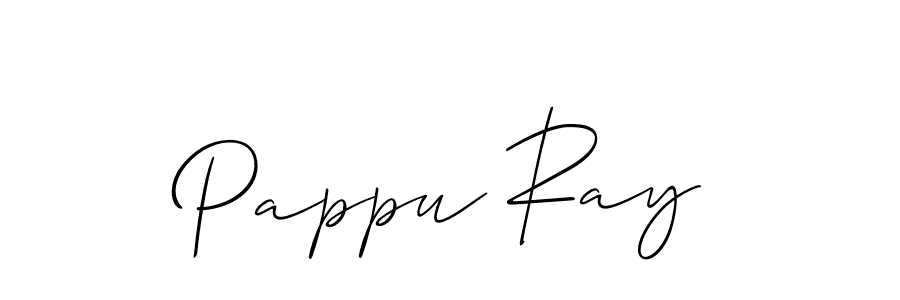 Use a signature maker to create a handwritten signature online. With this signature software, you can design (Allison_Script) your own signature for name Pappu Ray. Pappu Ray signature style 2 images and pictures png