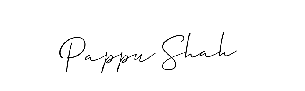 Allison_Script is a professional signature style that is perfect for those who want to add a touch of class to their signature. It is also a great choice for those who want to make their signature more unique. Get Pappu Shah name to fancy signature for free. Pappu Shah signature style 2 images and pictures png