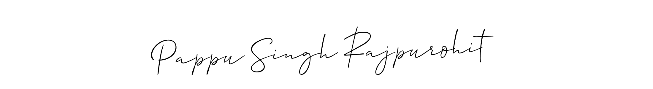 How to Draw Pappu Singh Rajpurohit signature style? Allison_Script is a latest design signature styles for name Pappu Singh Rajpurohit. Pappu Singh Rajpurohit signature style 2 images and pictures png
