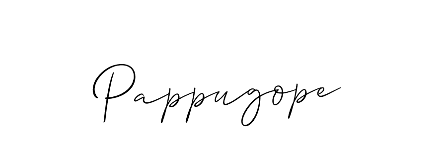 You should practise on your own different ways (Allison_Script) to write your name (Pappugope) in signature. don't let someone else do it for you. Pappugope signature style 2 images and pictures png