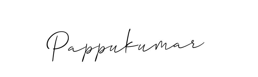 Pappukumar stylish signature style. Best Handwritten Sign (Allison_Script) for my name. Handwritten Signature Collection Ideas for my name Pappukumar. Pappukumar signature style 2 images and pictures png