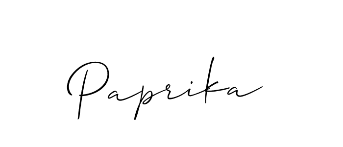 Make a beautiful signature design for name Paprika. Use this online signature maker to create a handwritten signature for free. Paprika signature style 2 images and pictures png
