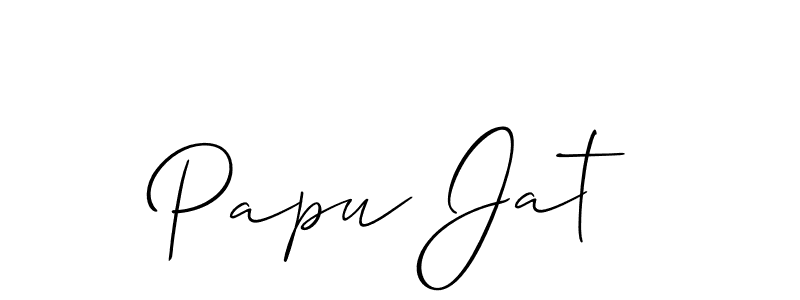 Here are the top 10 professional signature styles for the name Papu Jat. These are the best autograph styles you can use for your name. Papu Jat signature style 2 images and pictures png