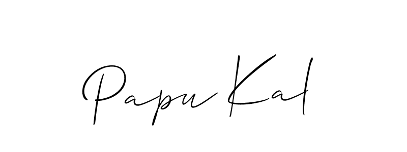 See photos of Papu Kal official signature by Spectra . Check more albums & portfolios. Read reviews & check more about Allison_Script font. Papu Kal signature style 2 images and pictures png