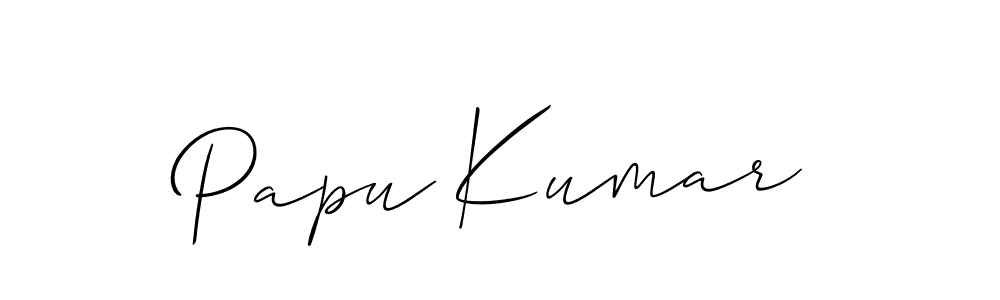 Make a beautiful signature design for name Papu Kumar. Use this online signature maker to create a handwritten signature for free. Papu Kumar signature style 2 images and pictures png