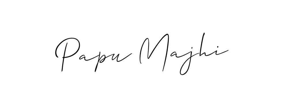 How to make Papu Majhi signature? Allison_Script is a professional autograph style. Create handwritten signature for Papu Majhi name. Papu Majhi signature style 2 images and pictures png