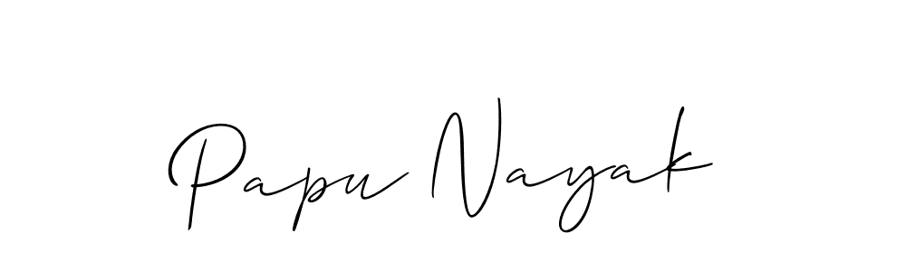 You should practise on your own different ways (Allison_Script) to write your name (Papu Nayak) in signature. don't let someone else do it for you. Papu Nayak signature style 2 images and pictures png