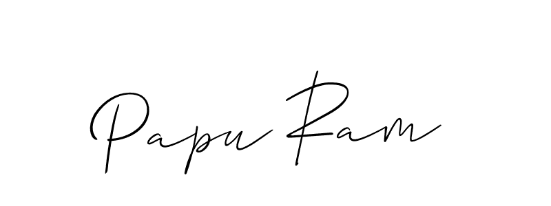 Check out images of Autograph of Papu Ram name. Actor Papu Ram Signature Style. Allison_Script is a professional sign style online. Papu Ram signature style 2 images and pictures png