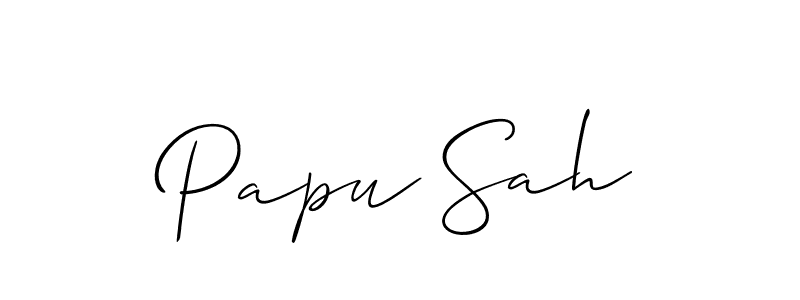 Once you've used our free online signature maker to create your best signature Allison_Script style, it's time to enjoy all of the benefits that Papu Sah name signing documents. Papu Sah signature style 2 images and pictures png