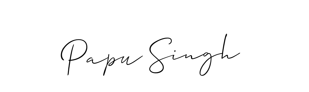 Make a beautiful signature design for name Papu Singh. Use this online signature maker to create a handwritten signature for free. Papu Singh signature style 2 images and pictures png
