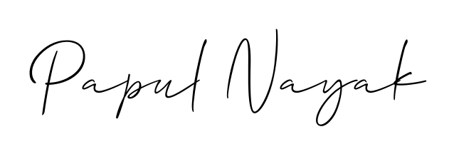 The Allison_Script typeface gives name Papul Nayak a refined look. Suitable for certificates, diplomas, and official verification. Papul Nayak signature style 2 images and pictures png