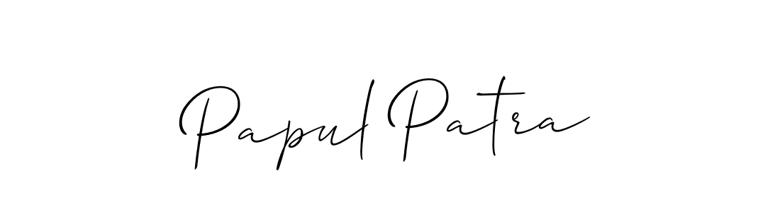 Also we have Papul Patra name is the best signature style. Create professional handwritten signature collection using Allison_Script autograph style. Papul Patra signature style 2 images and pictures png