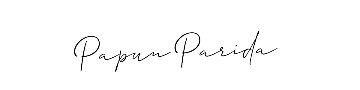Best and Professional Signature Style for Papun Parida. Allison_Script Best Signature Style Collection. Papun Parida signature style 2 images and pictures png