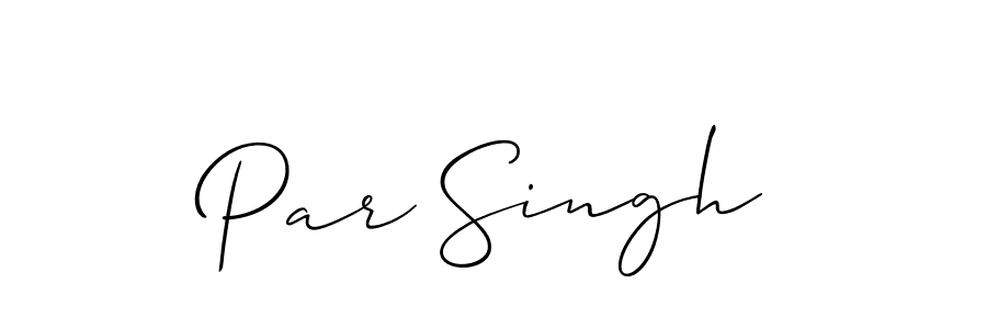How to make Par Singh name signature. Use Allison_Script style for creating short signs online. This is the latest handwritten sign. Par Singh signature style 2 images and pictures png
