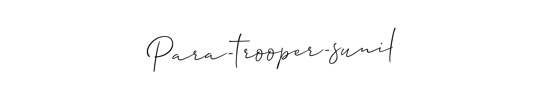 Here are the top 10 professional signature styles for the name Para-trooper-sunil. These are the best autograph styles you can use for your name. Para-trooper-sunil signature style 2 images and pictures png