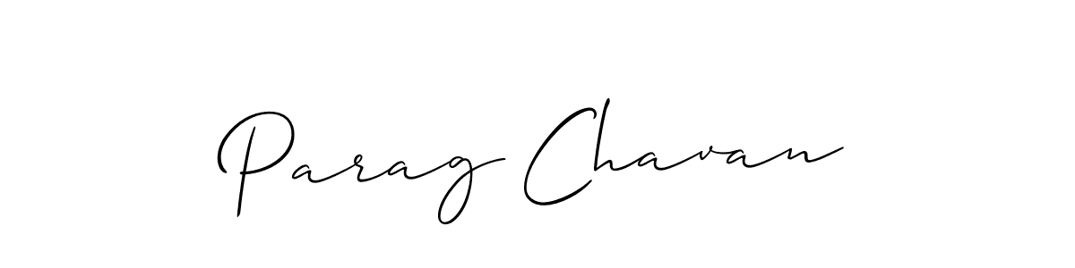 if you are searching for the best signature style for your name Parag Chavan. so please give up your signature search. here we have designed multiple signature styles  using Allison_Script. Parag Chavan signature style 2 images and pictures png