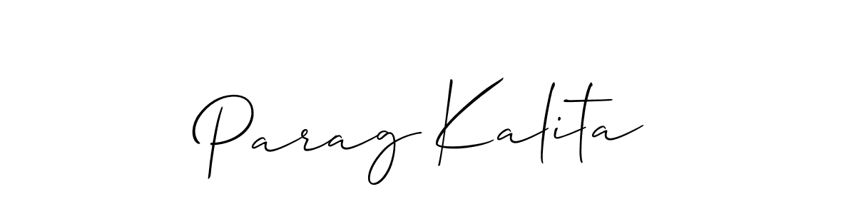 Also You can easily find your signature by using the search form. We will create Parag Kalita name handwritten signature images for you free of cost using Allison_Script sign style. Parag Kalita signature style 2 images and pictures png