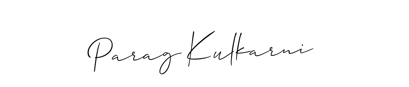 You can use this online signature creator to create a handwritten signature for the name Parag Kulkarni. This is the best online autograph maker. Parag Kulkarni signature style 2 images and pictures png