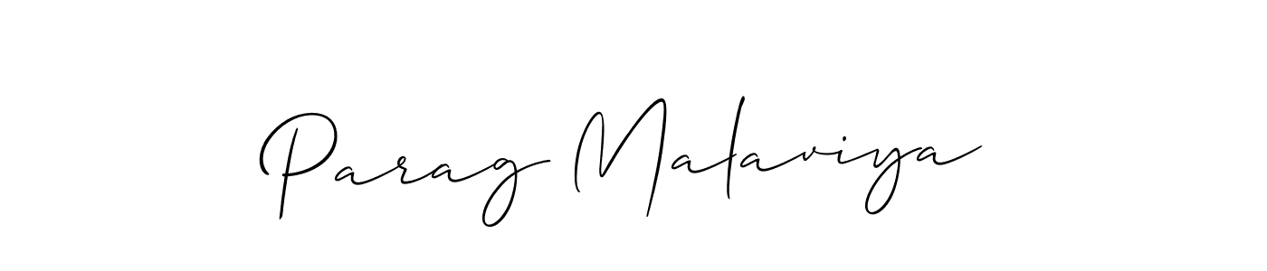 if you are searching for the best signature style for your name Parag Malaviya. so please give up your signature search. here we have designed multiple signature styles  using Allison_Script. Parag Malaviya signature style 2 images and pictures png