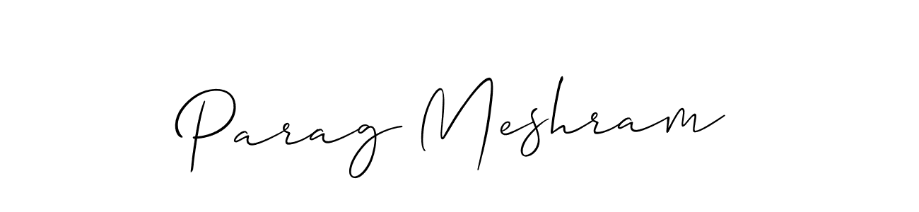 Best and Professional Signature Style for Parag Meshram. Allison_Script Best Signature Style Collection. Parag Meshram signature style 2 images and pictures png