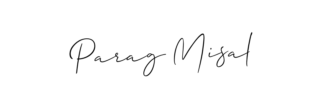 Make a short Parag Misal signature style. Manage your documents anywhere anytime using Allison_Script. Create and add eSignatures, submit forms, share and send files easily. Parag Misal signature style 2 images and pictures png