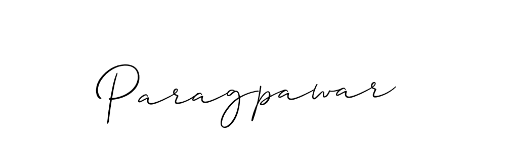 The best way (Allison_Script) to make a short signature is to pick only two or three words in your name. The name Paragpawar include a total of six letters. For converting this name. Paragpawar signature style 2 images and pictures png