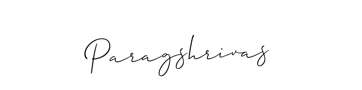 Also You can easily find your signature by using the search form. We will create Paragshrivas name handwritten signature images for you free of cost using Allison_Script sign style. Paragshrivas signature style 2 images and pictures png