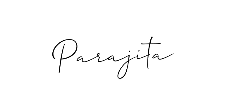 You can use this online signature creator to create a handwritten signature for the name Parajita. This is the best online autograph maker. Parajita signature style 2 images and pictures png