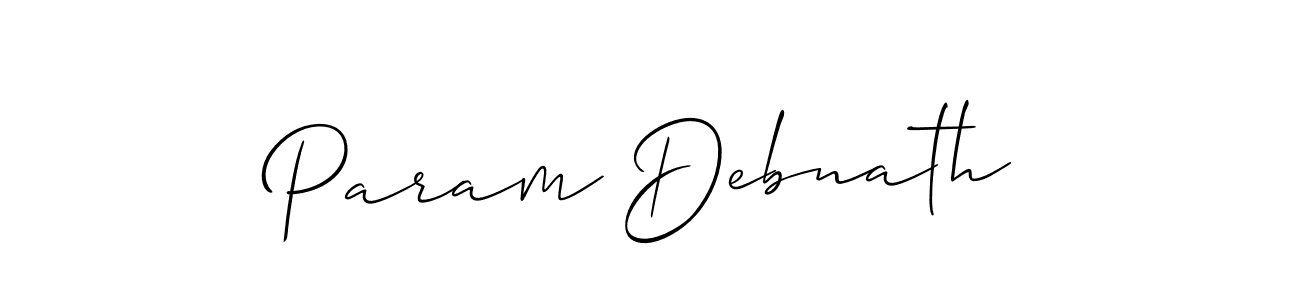 Best and Professional Signature Style for Param Debnath. Allison_Script Best Signature Style Collection. Param Debnath signature style 2 images and pictures png