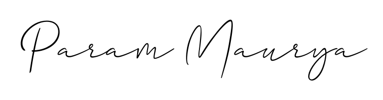 Practice writing Param Maurya with the flow of Allison_Script lettering. A fantastic source of inspiration for developing your personal signature style. Param Maurya signature style 2 images and pictures png
