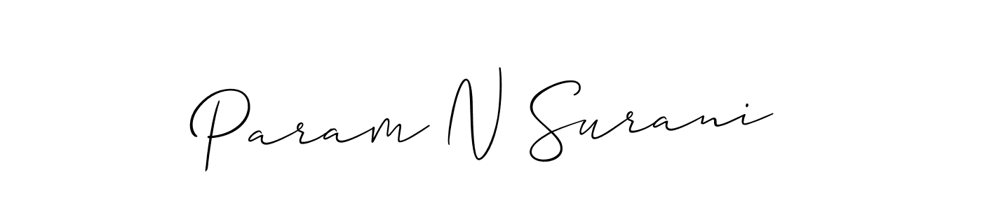 You can use this online signature creator to create a handwritten signature for the name Param N Surani. This is the best online autograph maker. Param N Surani signature style 2 images and pictures png