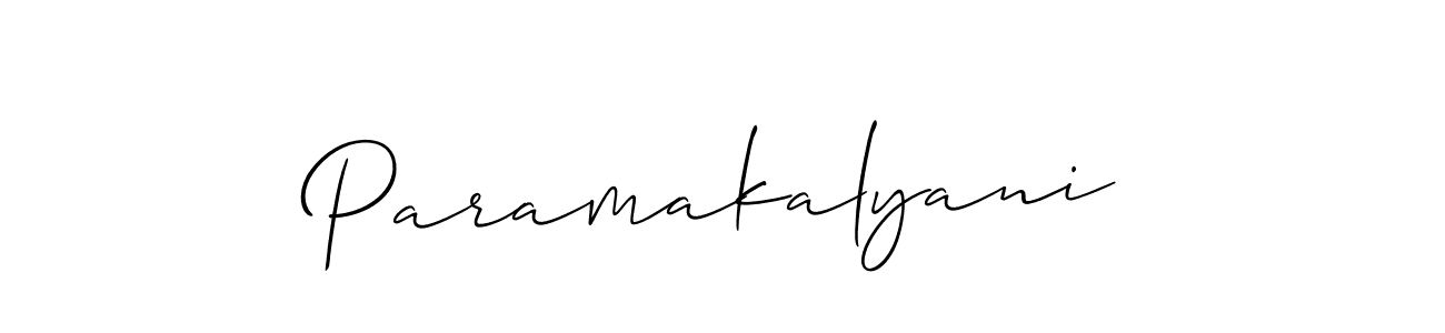 Best and Professional Signature Style for Paramakalyani. Allison_Script Best Signature Style Collection. Paramakalyani signature style 2 images and pictures png