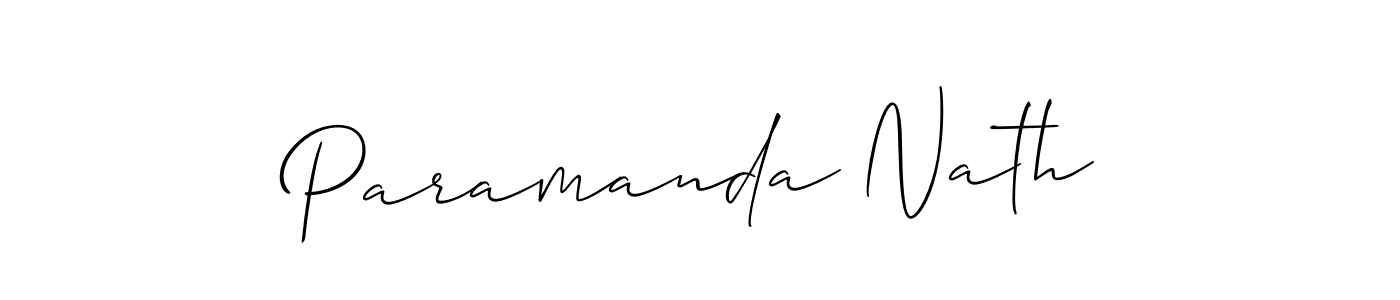 How to Draw Paramanda Nath signature style? Allison_Script is a latest design signature styles for name Paramanda Nath. Paramanda Nath signature style 2 images and pictures png