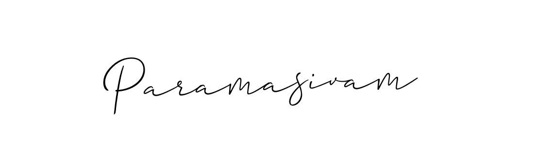 Also we have Paramasivam name is the best signature style. Create professional handwritten signature collection using Allison_Script autograph style. Paramasivam signature style 2 images and pictures png