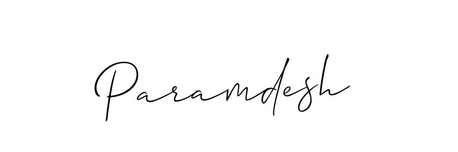Best and Professional Signature Style for Paramdesh. Allison_Script Best Signature Style Collection. Paramdesh signature style 2 images and pictures png
