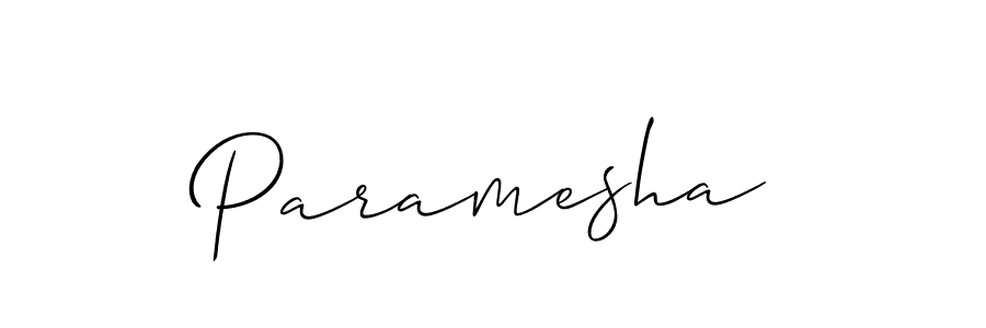 It looks lik you need a new signature style for name Paramesha. Design unique handwritten (Allison_Script) signature with our free signature maker in just a few clicks. Paramesha signature style 2 images and pictures png