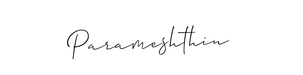 How to make Parameshthin signature? Allison_Script is a professional autograph style. Create handwritten signature for Parameshthin name. Parameshthin signature style 2 images and pictures png