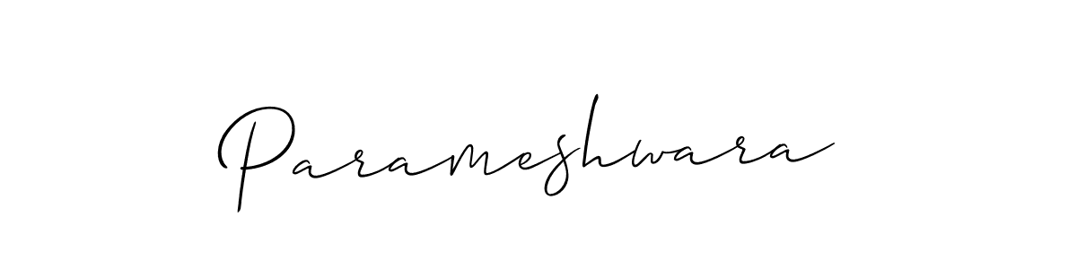 How to make Parameshwara signature? Allison_Script is a professional autograph style. Create handwritten signature for Parameshwara name. Parameshwara signature style 2 images and pictures png