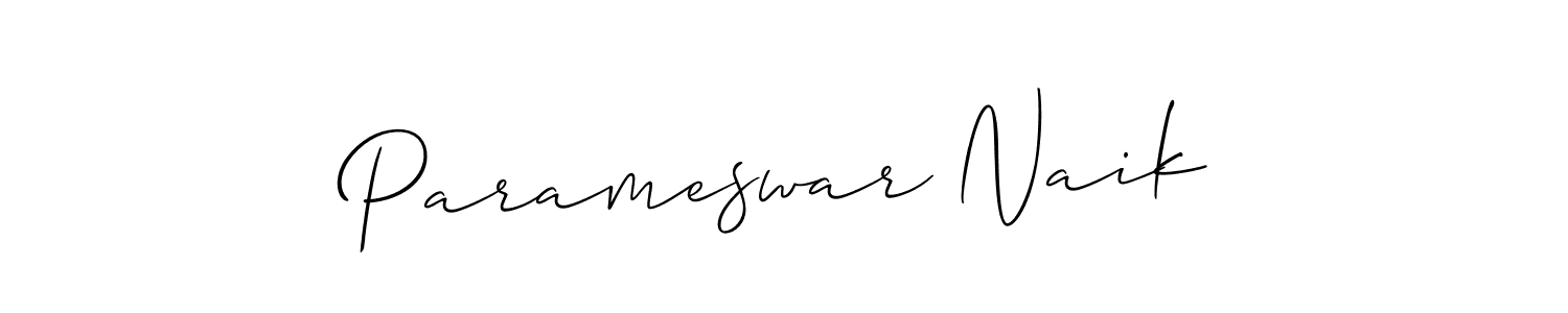 How to Draw Parameswar Naik signature style? Allison_Script is a latest design signature styles for name Parameswar Naik. Parameswar Naik signature style 2 images and pictures png