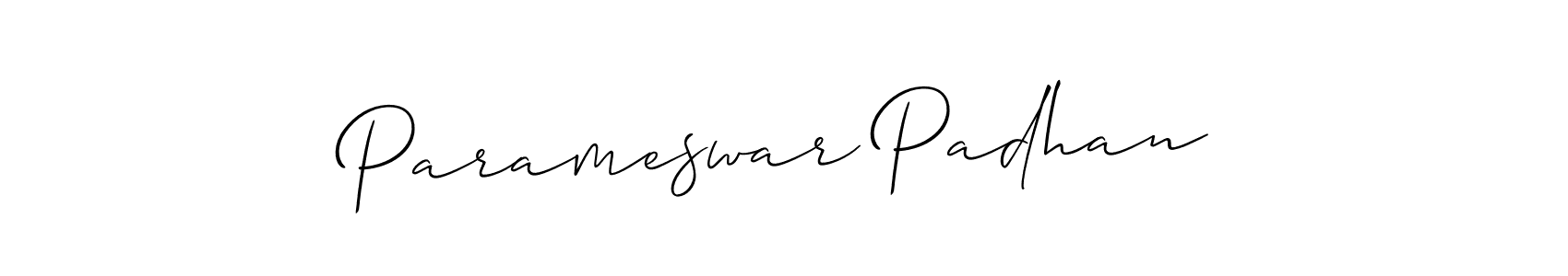 Also You can easily find your signature by using the search form. We will create Parameswar Padhan name handwritten signature images for you free of cost using Allison_Script sign style. Parameswar Padhan signature style 2 images and pictures png