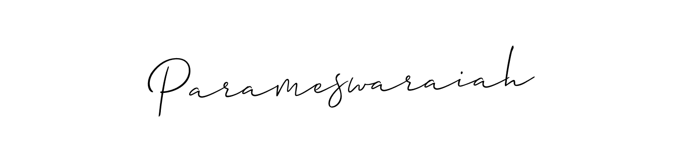 It looks lik you need a new signature style for name Parameswaraiah. Design unique handwritten (Allison_Script) signature with our free signature maker in just a few clicks. Parameswaraiah signature style 2 images and pictures png