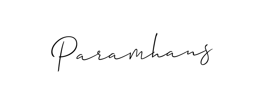 It looks lik you need a new signature style for name Paramhans. Design unique handwritten (Allison_Script) signature with our free signature maker in just a few clicks. Paramhans signature style 2 images and pictures png