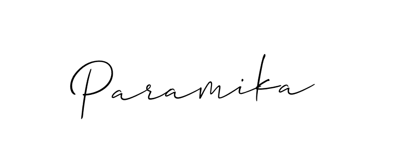 Once you've used our free online signature maker to create your best signature Allison_Script style, it's time to enjoy all of the benefits that Paramika name signing documents. Paramika signature style 2 images and pictures png