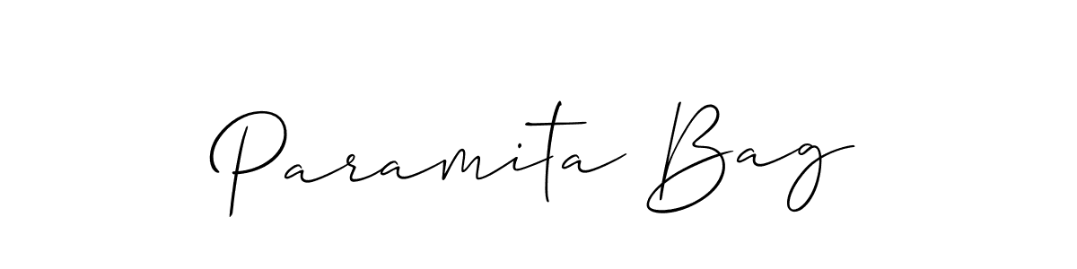 Make a beautiful signature design for name Paramita Bag. Use this online signature maker to create a handwritten signature for free. Paramita Bag signature style 2 images and pictures png