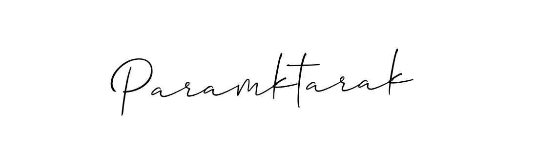 Make a beautiful signature design for name Paramktarak. With this signature (Allison_Script) style, you can create a handwritten signature for free. Paramktarak signature style 2 images and pictures png