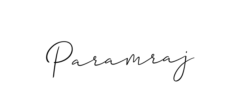 Also we have Paramraj name is the best signature style. Create professional handwritten signature collection using Allison_Script autograph style. Paramraj signature style 2 images and pictures png