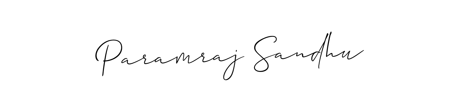 How to Draw Paramraj Sandhu signature style? Allison_Script is a latest design signature styles for name Paramraj Sandhu. Paramraj Sandhu signature style 2 images and pictures png