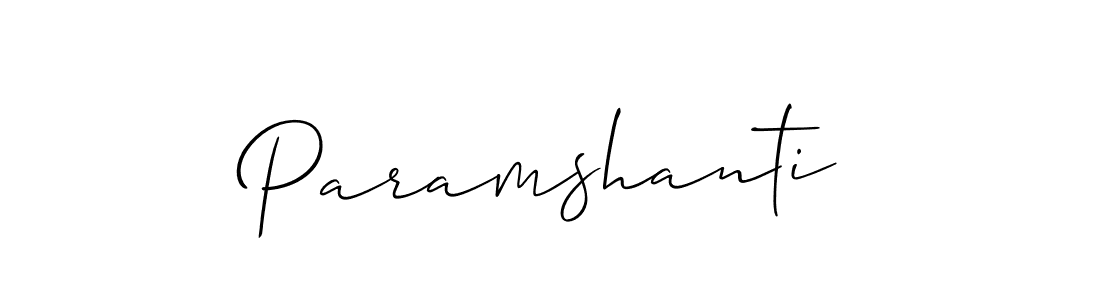 How to Draw Paramshanti signature style? Allison_Script is a latest design signature styles for name Paramshanti. Paramshanti signature style 2 images and pictures png