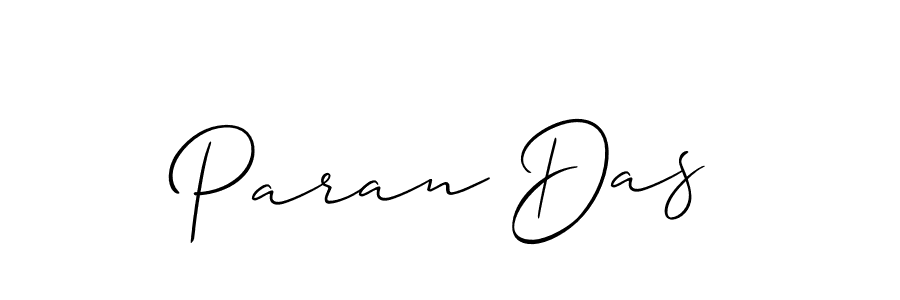 How to make Paran Das name signature. Use Allison_Script style for creating short signs online. This is the latest handwritten sign. Paran Das signature style 2 images and pictures png